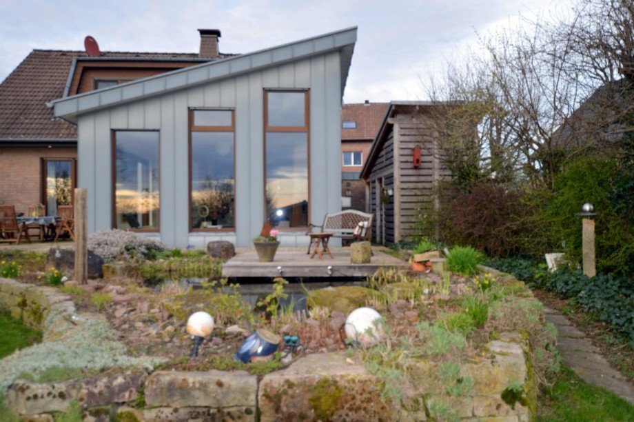 Ansicht Garten Einfamilienhaus Paderborn / Benhausen