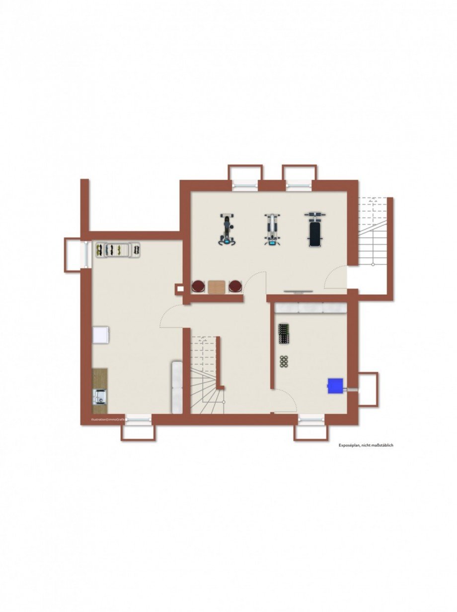 Keller Grundriss Einfamilienhaus Paderborn / Benhausen