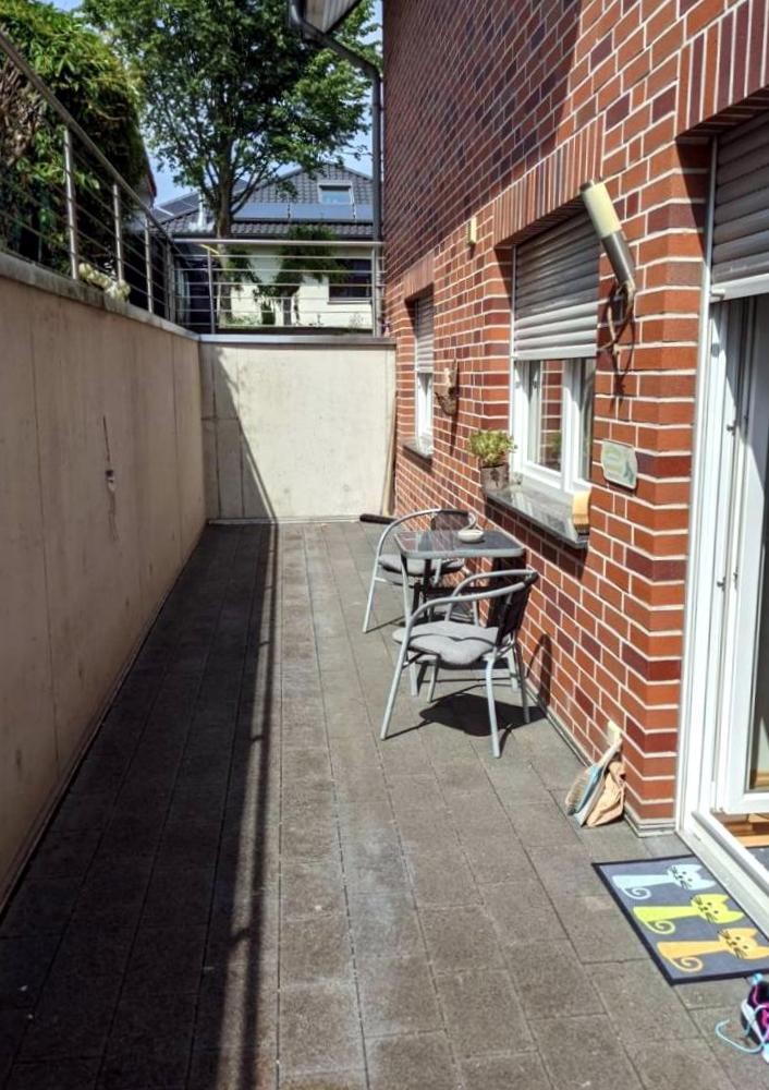 Terrasse Souterrainwohnung Paderborn / Elsen