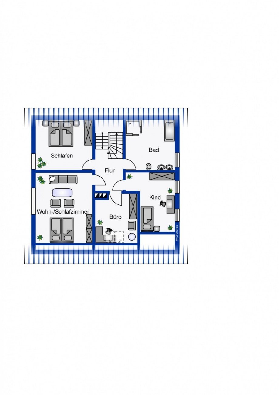 OG Grundriss Einfamilienhaus Bad Driburg