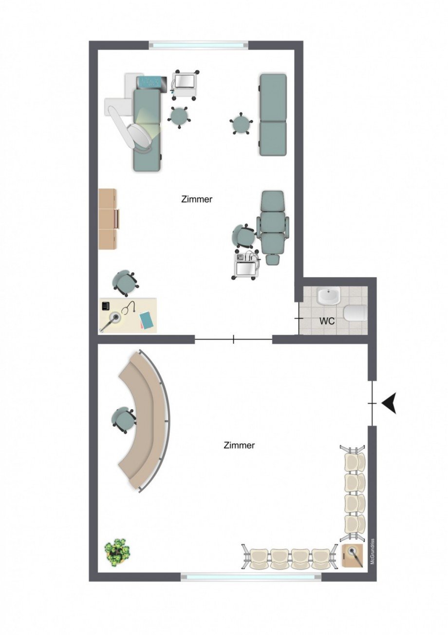 Grundriss B�rofl�che Paderborn