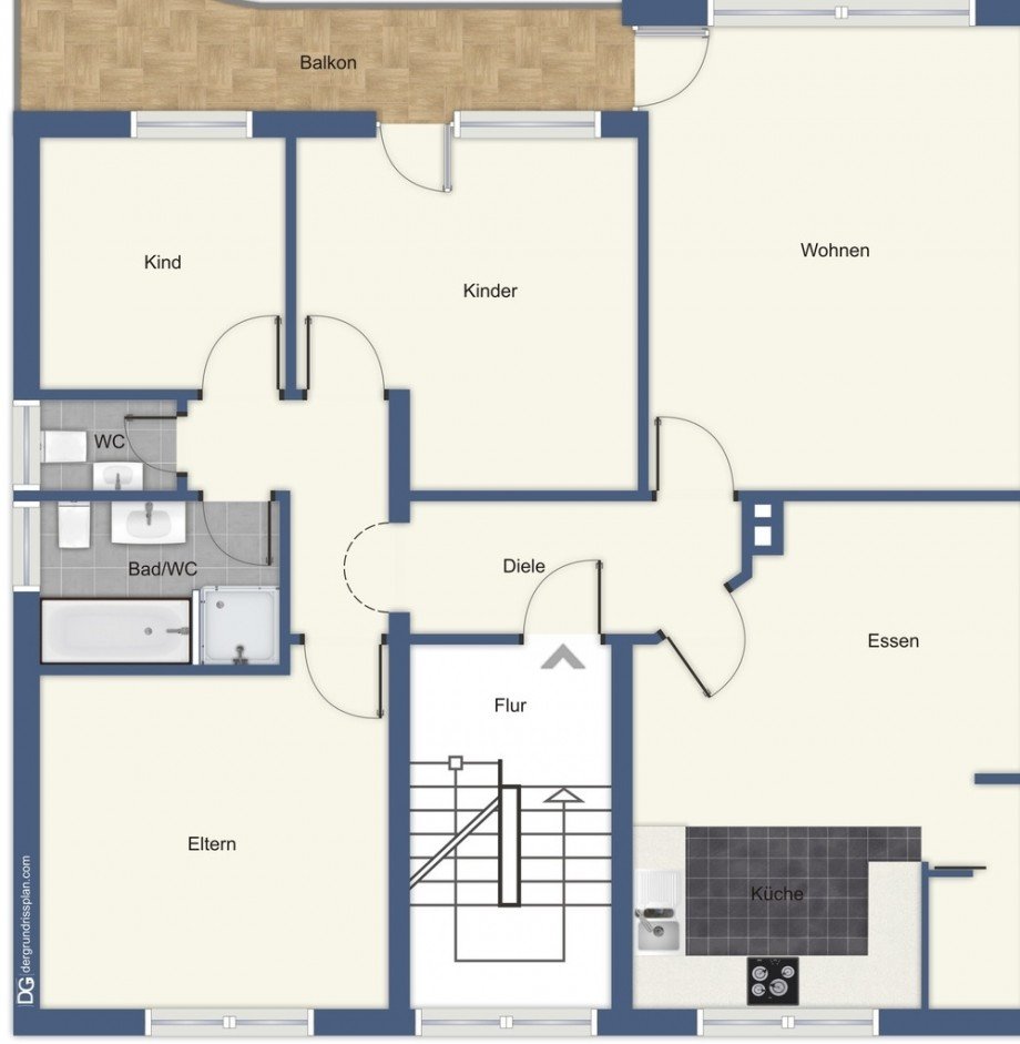 Grundriss Etagenwohnung Paderborn