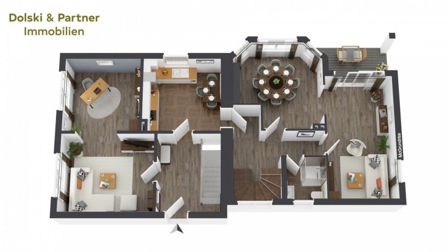 EG Visualisierung Einfamilienhaus Bad Oeynhausen