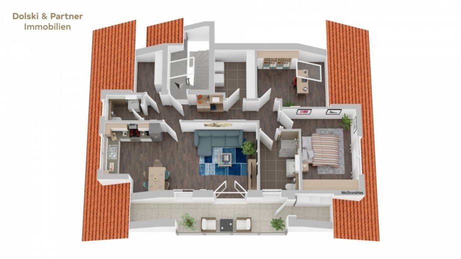 Grundriss Etagenwohnung Paderborn / Elsen