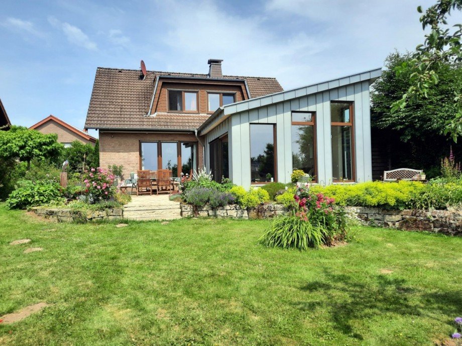 Ansicht Garten Einfamilienhaus Paderborn / Benhausen