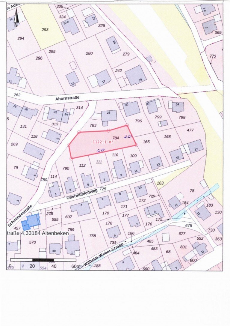  Altenbeken Wohngrundst�ck Baugrundst�ck,1122 m� in Altenbeken