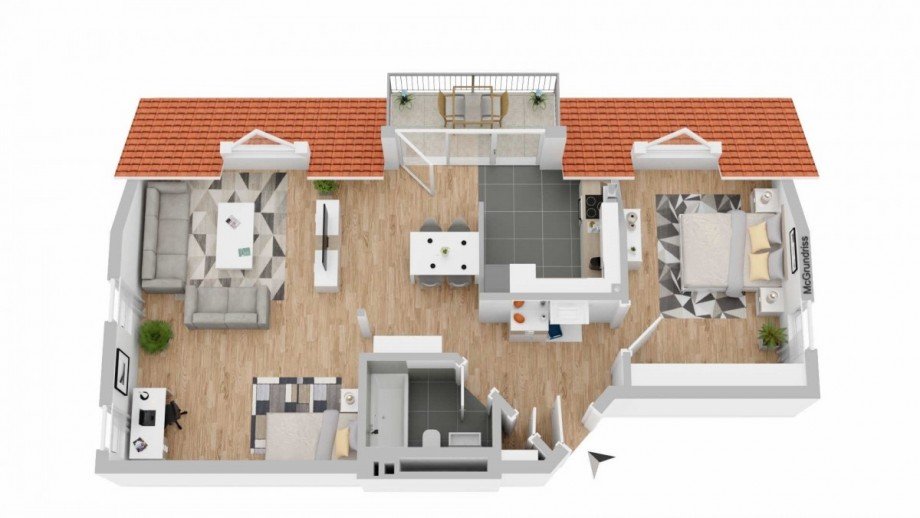 Grundriss Whg. 5 Mehrfamilienhaus Bad Salzuflen